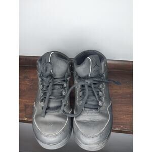 Nike Air Jordan Flight Origin Kids Shoes, size 1 Y black/grey 705161-004